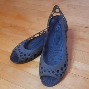 CROCS Adriana Peep Toe Flats